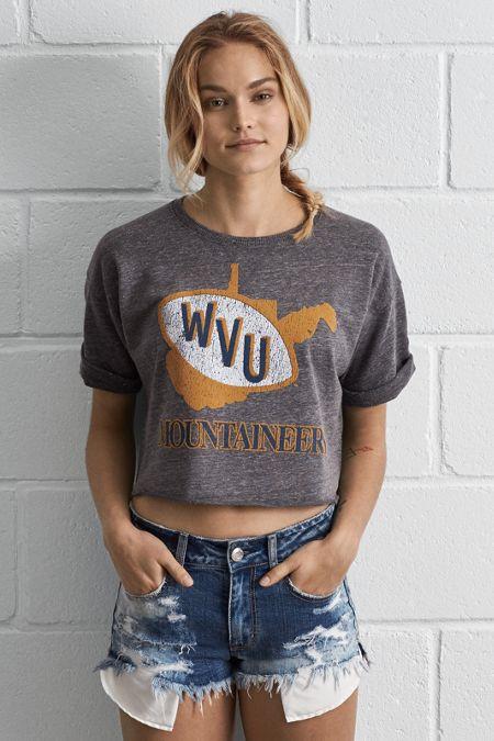 Tailgate Wvu Cropped Sweatshirt