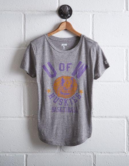 Tailgate Women's Washington Huskies Basketball T-shirt