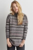 American Eagle Outfitters Ae Curved Hem Mock Neck Sweater