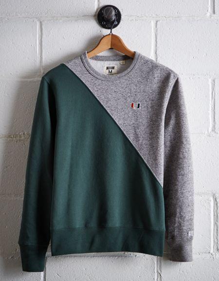 Tailgate Men's Miami Colorblock Sweatshirt
