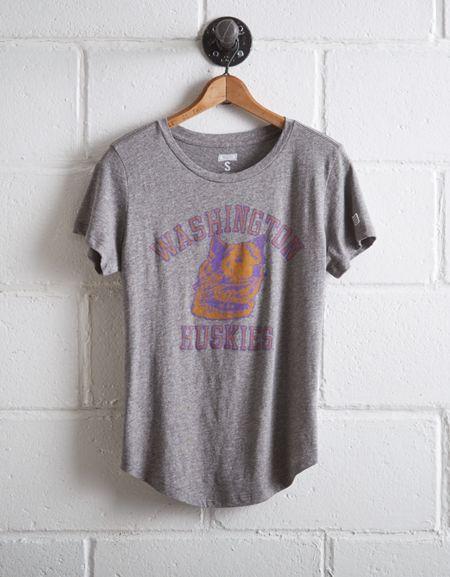 Tailgate Women's Washington Huskies Mascot T-shirt