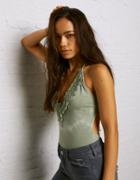 American Eagle Outfitters Don't Ask Why Crochet Bodysuit