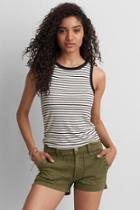 American Eagle Outfitters Ae Soft & Sexy Ribbed Tomgirl Tank