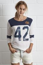 Tailgate Notre Dame 3/4 Sleeve Jersey