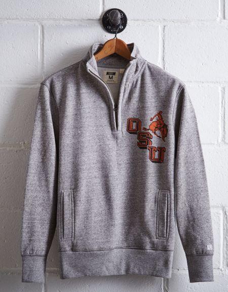 Tailgate Men's Oklahoma State Half-zip Fleece Popover
