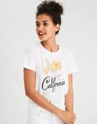American Eagle Outfitters Ae California Floral Graphic Tee