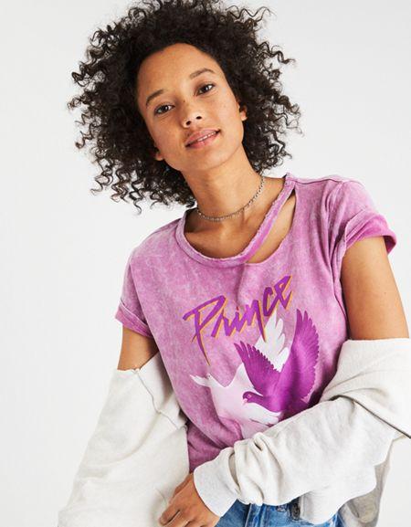 American Eagle Outfitters Ae Prince Block Jogger T-shirt