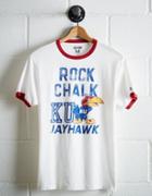 Tailgate Men's Kansas Rock Chalk Ringer T-shirt