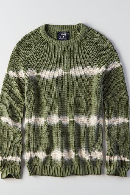 American Eagle Outfitters Ae Tie Dye Crew Sweater