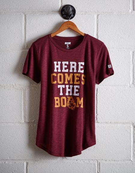 Tailgate Women's Asu Here Comes The Boom T-shirt