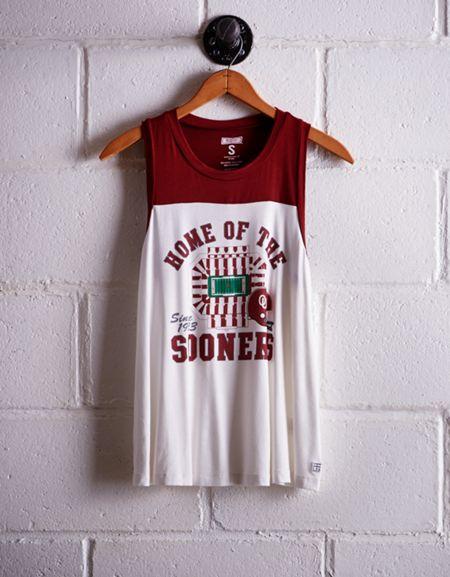 Tailgate Women's Oklahoma Colorblock Tank