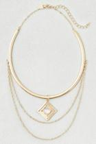 American Eagle Outfitters Ae Opal Draped Collar Necklace