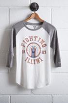 Tailgate Illinois Fighting Illini Baseball Shirt