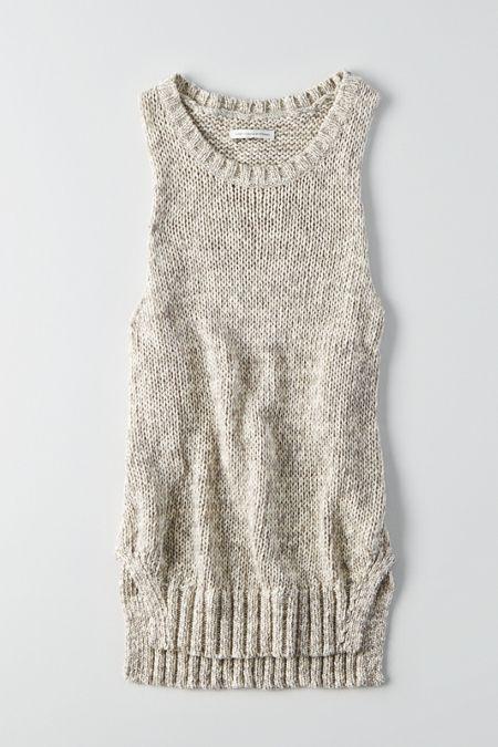 American Eagle Outfitters Ae Side Slit Muscle Tank