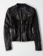 American Eagle Outfitters Ae Fringe Moto Jacket