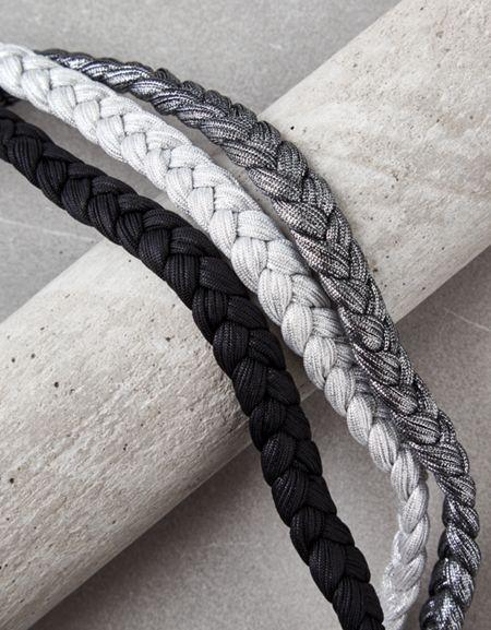 American Eagle Outfitters Ae Neutral Braided 3-pack