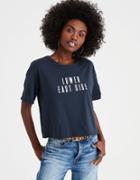 American Eagle Outfitters Ae Nyc Neighborhoods Cropped Graphic Tee