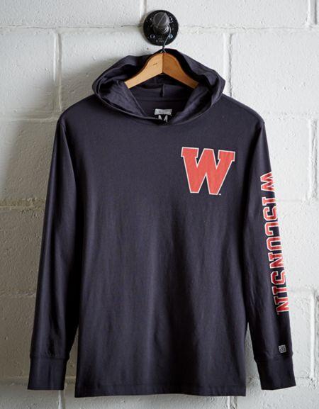 Tailgate Men's Wisconsin Hoodie Tee
