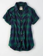 American Eagle Outfitters Ae Ahhmazingly Soft Plaid Top