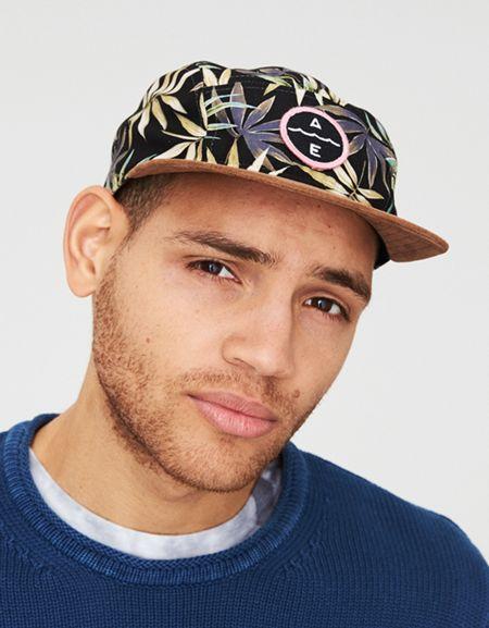 American Eagle Outfitters Ae Tropical Print 5-panel Hat