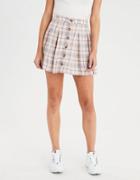 American Eagle Outfitters Ae Button Front Mini Skirt