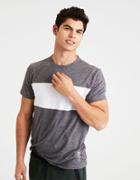 American Eagle Outfitters Ae Active Mesh Panel T-shirt