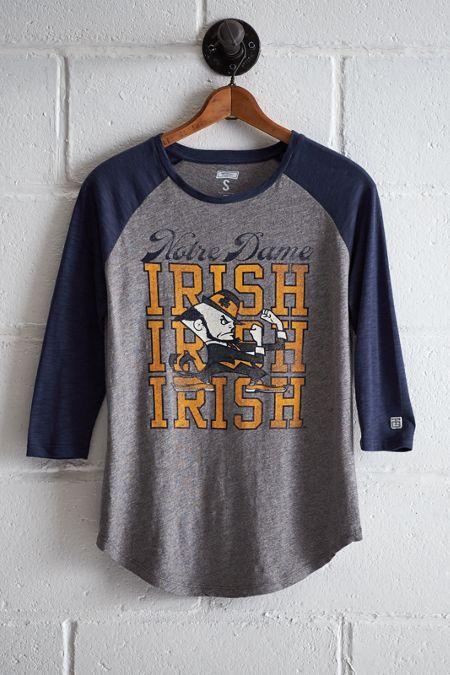 Tailgate Women's Notre Dame Irish Raglan