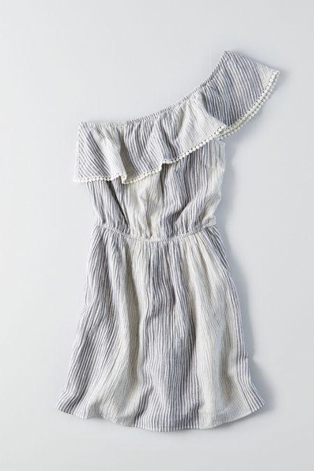 American Eagle Outfitters Ae Ruffle Sleeve Fit & Flare Dress