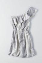 American Eagle Outfitters Ae Ruffle Sleeve Fit & Flare Dress