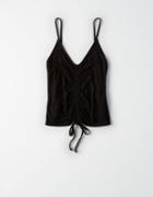 American Eagle Outfitters Ae Soft & Sexy Cinch Crop Top