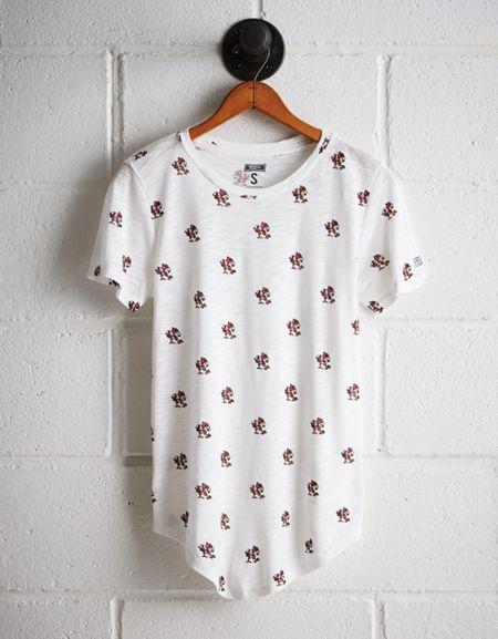 Tailgate Women's Louisville All-over Graphic Tee