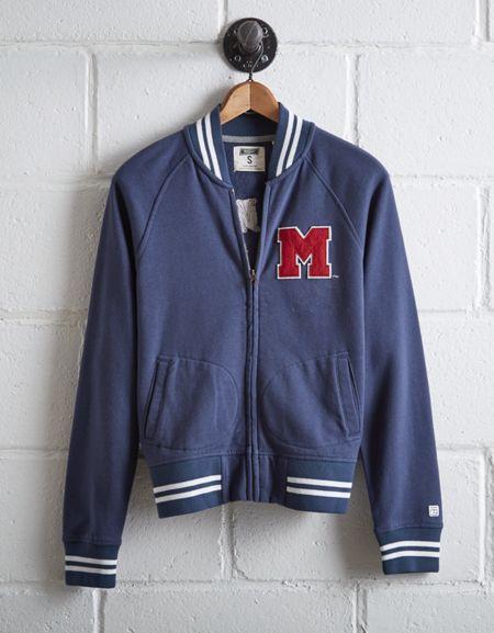 Tailgate Women's Mississippi Ole Miss Bomber Jacket