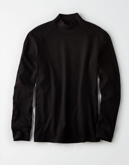 American Eagle Outfitters Ae Long Sleeve Mock Neck T-shirt