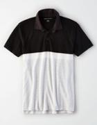 American Eagle Outfitters Ae Striped Jersey Polo