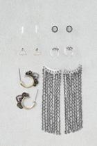 American Eagle Outfitters Ae Studs & Fringe Earrings 6-pack