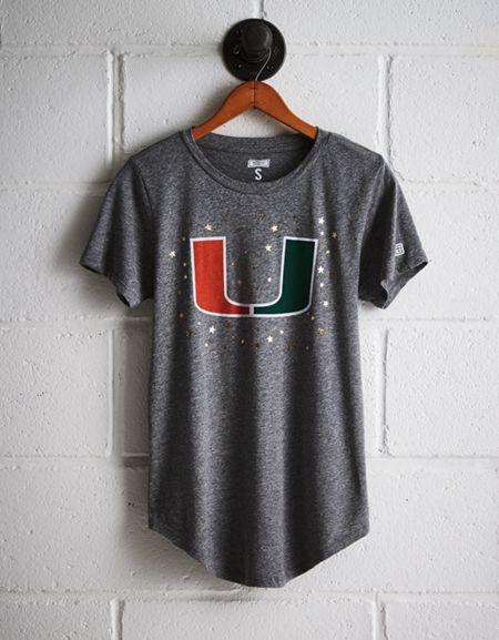 Tailgate Women's Miami Foil Star T-shirt