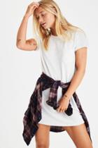 American Eagle Outfitters Ae Fleece T-shirt Dress