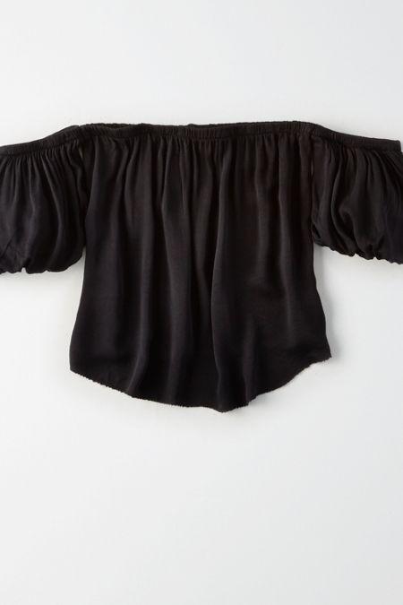 American Eagle Outfitters Don't Ask Why Puff Sleeve T-shirt