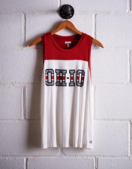 Tailgate Women's Ohio State Colorblock Tank