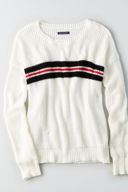 American Eagle Outfitters Ae Varsity Stripe Sweater