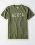 American Eagle Outfitters Ae Basic Flex Graphic Tee