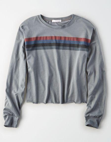 American Eagle Outfitters Don't Ask Why Cutoff T-shirt