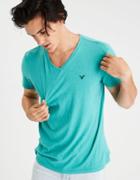 American Eagle Outfitters Ae Slub V-neck T-shirt