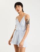 American Eagle Outfitters Ae Double Strap Tie Back Romper
