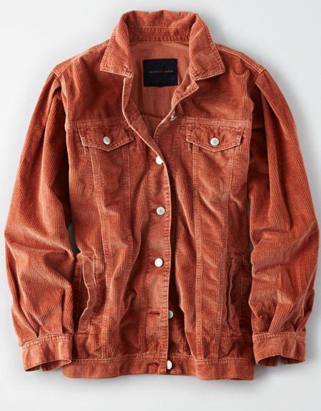 American Eagle Outfitters Ae Corduroy Trucker Jacket