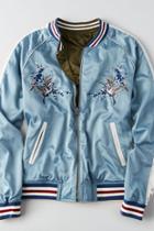 American Eagle Outfitters Ae Reversible Embroidered Bomber Jacket