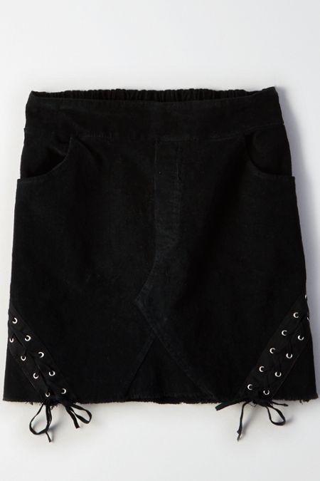 American Eagle Outfitters Don't Ask Why Lace-up Skirt