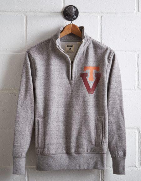 Tailgate Men's Virginia Tech Half-zip Fleece Popover