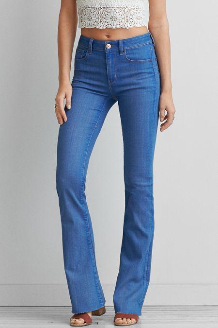 American Eagle Outfitters Ae Denim X Caf Hi-rise Slim Flare
