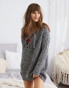 Aerie Oversized Lace-up Sweater